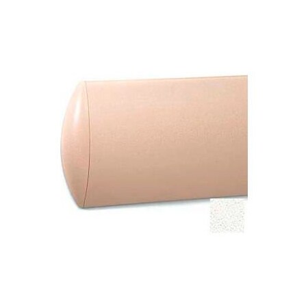 Pawling Crescent Shaped Wall Guard W/Rec. Plastic Clip Retainer System, 8"H x 12'L, White Sand WG-7C-12-541